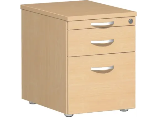 Ladenblok 570x430x600mm 1pennenlade 1lade 1hangmappenframe Beuken