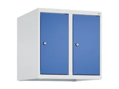 opzetkast,v. locker,2vak.,vak B 250mm,HxBxD 500x500x500mm,vleugeldeur