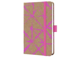 Weekagenda Pure A6 2026 (NL/FR/EN/DU) Raspberry Batik Hardcover - 2