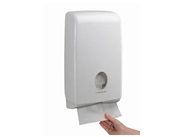Aquarius U7024 handdoek dispenser Slimfold wit