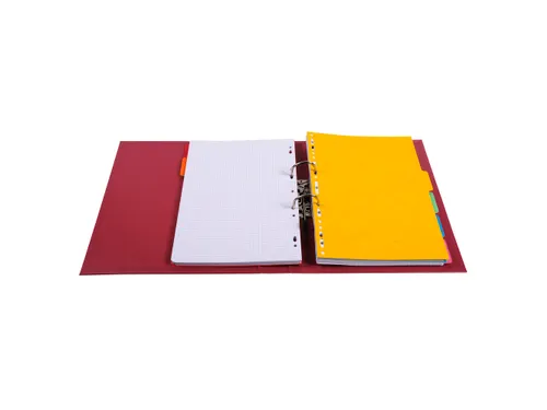 Ordner PVC Prem'Touc h A4 50 mm bordeaux
