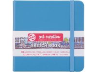 Schetsboek, Zeeblauw, Ft 12 X 12 Cm