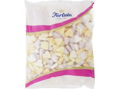 Snoep Fortuin vruchtenhartjes 1kg
