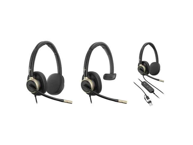 Headset HP Poly Mission 825 Stereo USB
