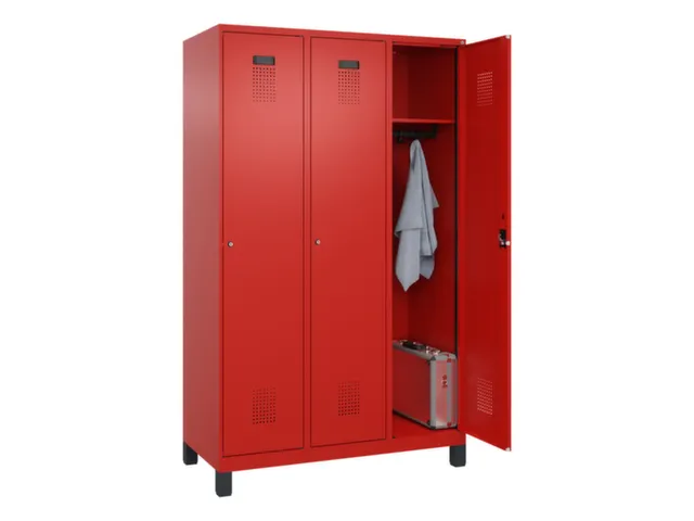locker,HxBxD 1950x1200x500mm,3vak,vak B 400mm,cil.-slot,voeten