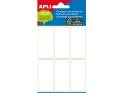 Apli Etiket 26x54mm Wit