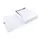Map uitrekbare rug balacronkaft en Klittenband sluiting Wit 24x32cm