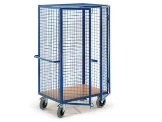 kastwagen,draagverm. 600kg,laadvl. LxB 1215x800mm,houtplaat - 1