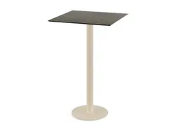 statafel,HxBxD 1090x700x700mm,rechthoekig,schotelvoet zandkleuren
