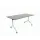 Schaffenburg Klaptafel 180x80cm Blad Havana Kersen 25mm Frame Alu