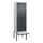 PBM-locker met bank,HxBxD 2120x600x815mm,2vak,vak B 300mm,draaigrendel