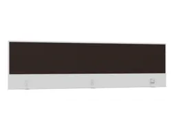 opzetpaneel,v. bureau,aanbouw achter,B 2000mm,Bl-wit,BN2036-bruin