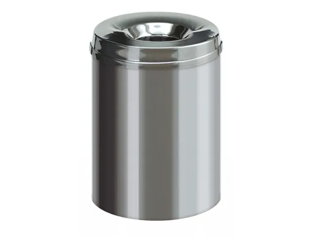 Vlamdovende papierbak 15 Liter RVS