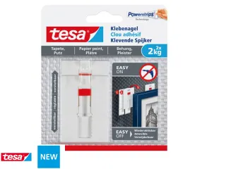 Klevende spijker Tesa behang en pleisterwerk verstelbaar 2kg - 2