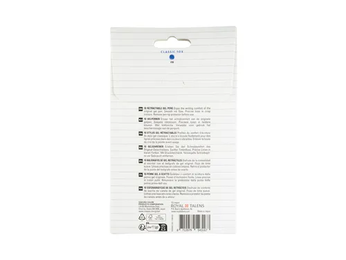 Gelschrijver Sakura Gelly Roll Classic 08 klikfunctie blauw 10 stuks