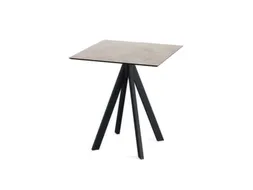 bistrotafel,HxBxD 730x700x700mm,rechthoekig,4voeten zwart
