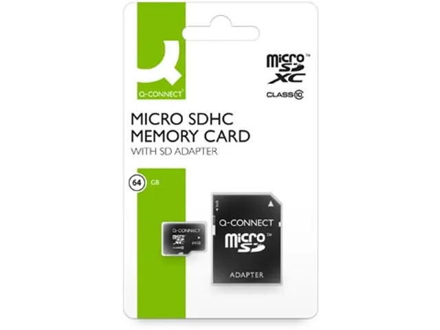 microSD geheugenkaart, met SD-adaptor, 64 GB