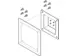 Vesa Plate 100 X 100 Mm Black