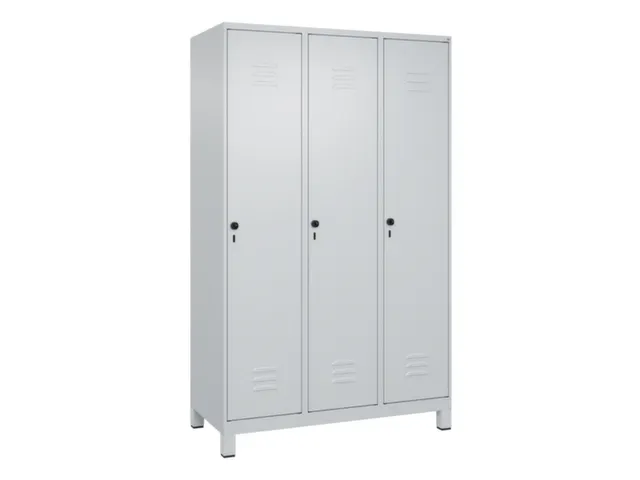 locker voor scheiding van kleding,HxBxD 1950x1200x500mm,3vak
