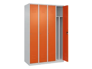 locker voor scheiding van kleding,HxBxD 1850x1200x500mm,4vak - 2