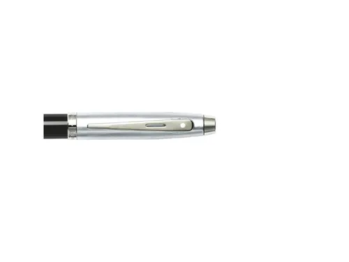Balpen SHEAFFER 100 E9313 Glossy black barrel brushed chrome cap nicke
