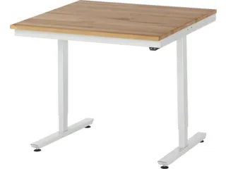 Werkbank elektrisch hoogte verstelbaar 720-1120x1000x1000mm beukblad - 1