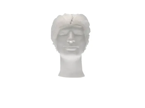 Haarnet Pp Non Woven Clip Cap Wit 53cm maat L 2-elastiek Detectable 10