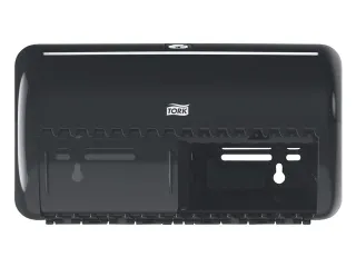 Tork 557008 T4 Toiletpapier Dispenser Elevation Twin Zwart - 3