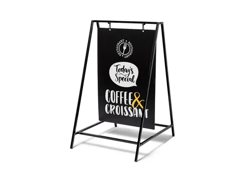 Opdruk Volledig oppervlak voor Krijtstoepbord Swing Dubbelzijdig