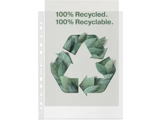 geperforeerde showtas gerecycleerd A4 maxi 50 stuks - 1