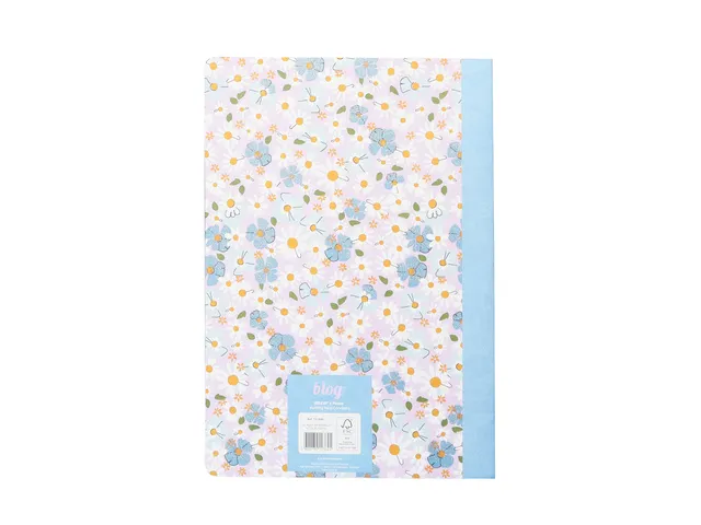 Cahier d'exercices B'LOG FLOWERS A5 ligne 48v 90gr rétractable 2 pcs