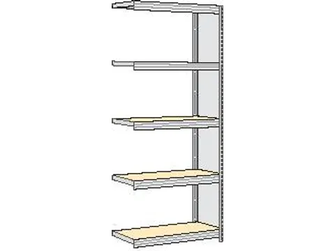 magazijnstelling,aanbouwveld,HxBxD 2000x875x326mm,vakl. 250kg