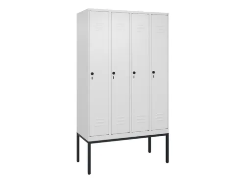 locker voor scheiding van kleding,HxBxD 2120x1200x500mm,4vak