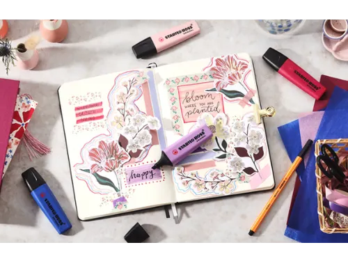Markeerstift STABILO Boss 70/250 Wildflower bourgogne rood