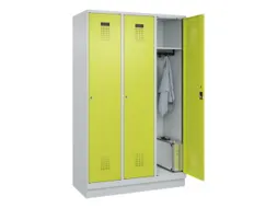 locker,HxBxD 1950x1200x500mm,3vak,vak B 400mm,cil.-slot,sokkel