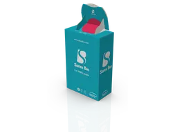 Sanni Bin disposable hygiënebak 14 liter karton (10 stuks)