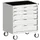 ladekast verrijdbaar 980x800x525mm 5laden romp RAL7035 front RAL7035