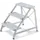 trap,bordes H 700mm,3trede(n),aluminium