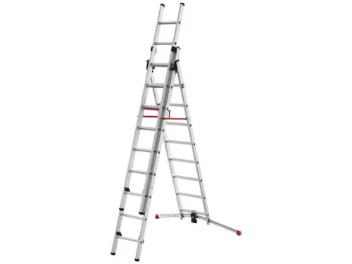 multifunctionele telescoopladder,2x9/1x8,sporten,balk L 5,62m