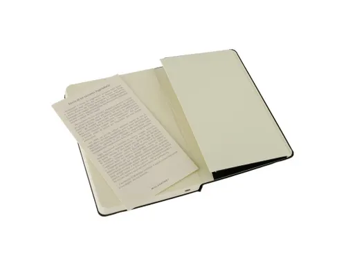 Notitieboek Moleskine pocket 90x140mm lijn hard cover zwart
