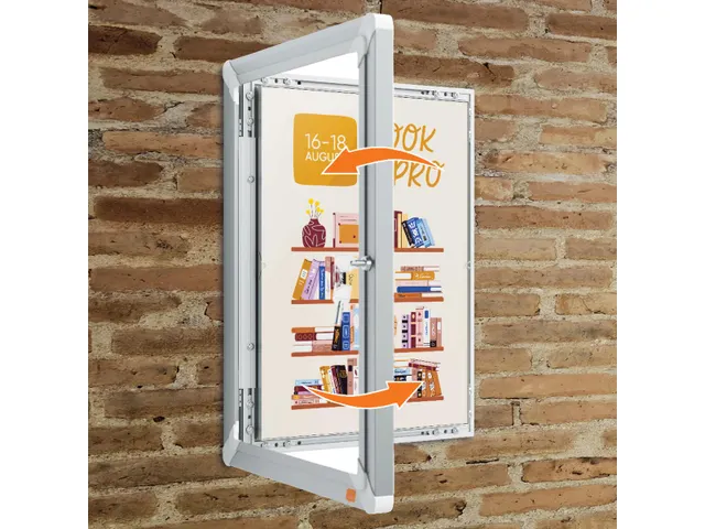 clicklijst Premium Plus, en aluminium, verrouillable, ft A3