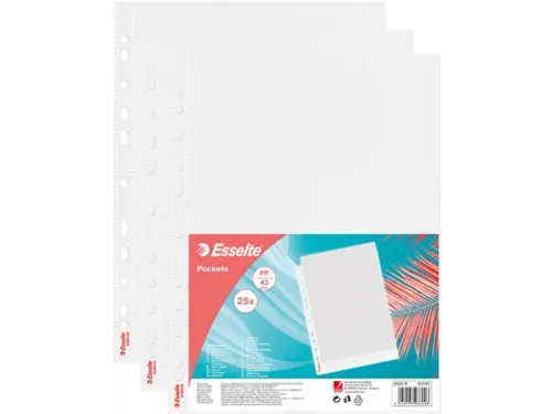 Colour'Breeze showtas A4 43micron gekorreld 25 stuks
