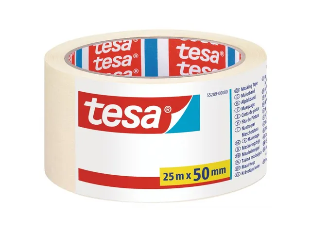 Afplaktape Tesa 55289 basic 50mmx25m