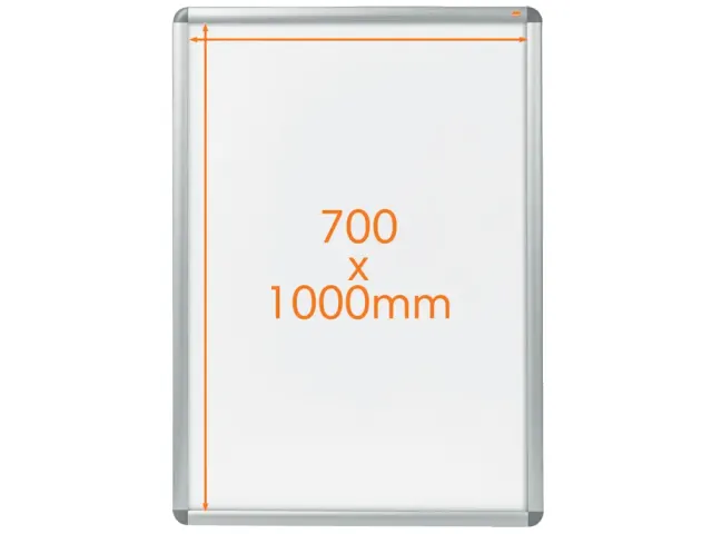 Clicklijst Nobo Premium Plus Aluminium B1 700x1000mm