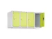 armoire superposable,p. Armoire vestiaire,4compart.