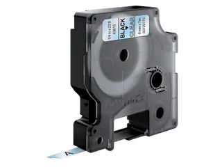Labeltape Dymo 43610 D1 S720770 6mmx7m zwart op transparant - 2