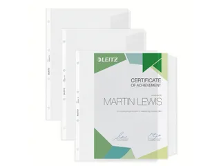 Showtas Leitz 4764 A4 4-gaats PP 0.13mm nerf met klep - 8