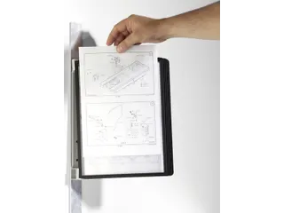 Magnetische wandmodule voorzien van 5 zwarte SHERPA zichtpanelen - 3