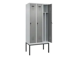 locker voor scheiding van kleding,HxBxD 2120x900x500mm,3vak