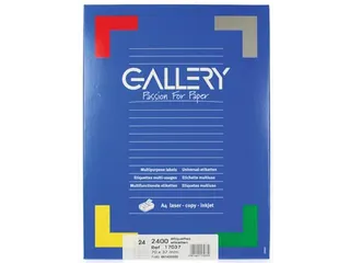 Gallery Witte Etiketten 70x37mm - 1